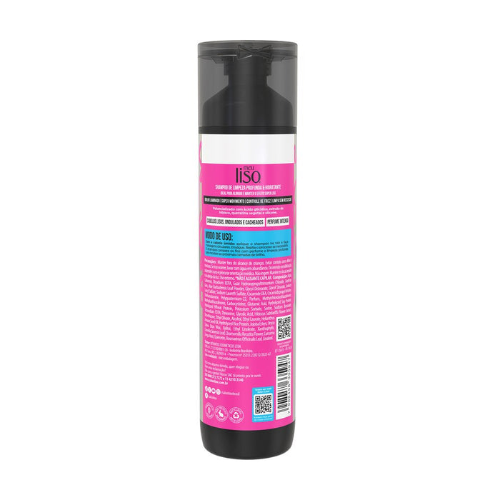 Salon Line Meu Liso Ostentação Top Coat Primer Shampoo – back label – Buy now at MKPBR.COM – Worldwide Shipping
