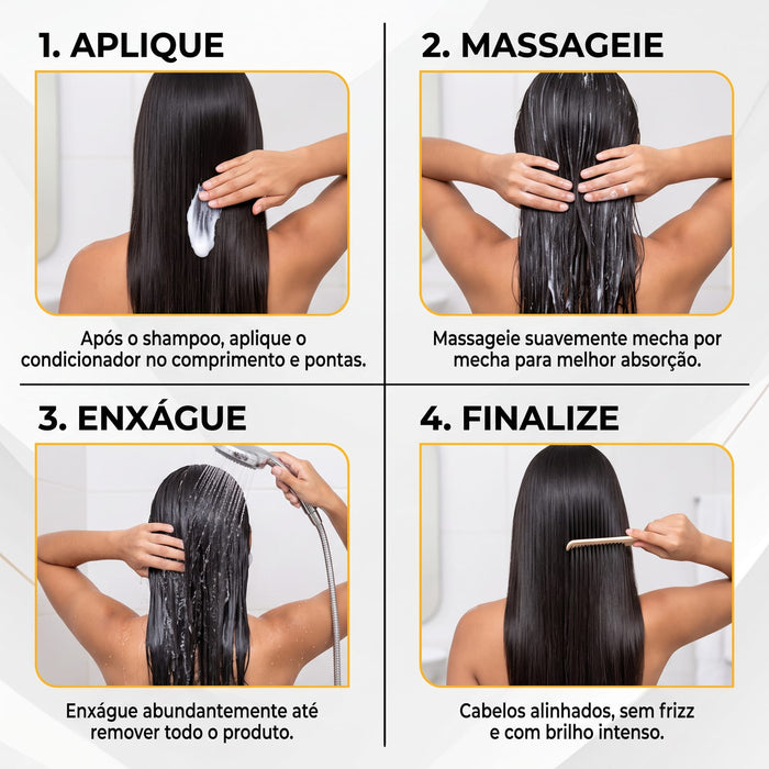 Salon Line Meu Liso Muito + Liso Conditioner – detail – Buy now at MKPBR.COM – Worldwide Shipping