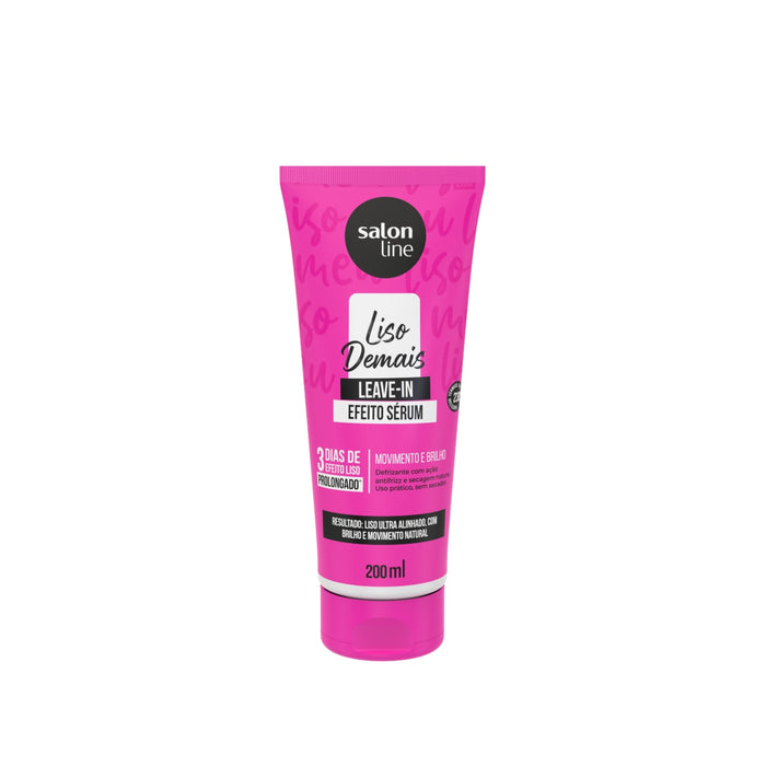 Salon Line Meu Liso Demais Anti-Frizz Heat Protectant – front view – Buy now at MKPBR.COM – Worldwide Shipping