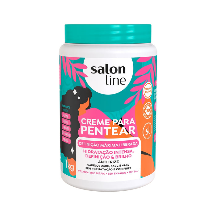 Salon Line Maximum Definition Leave-In Styling Cream – front view – Buy now at MKPBR.COM – Worldwide Shipping