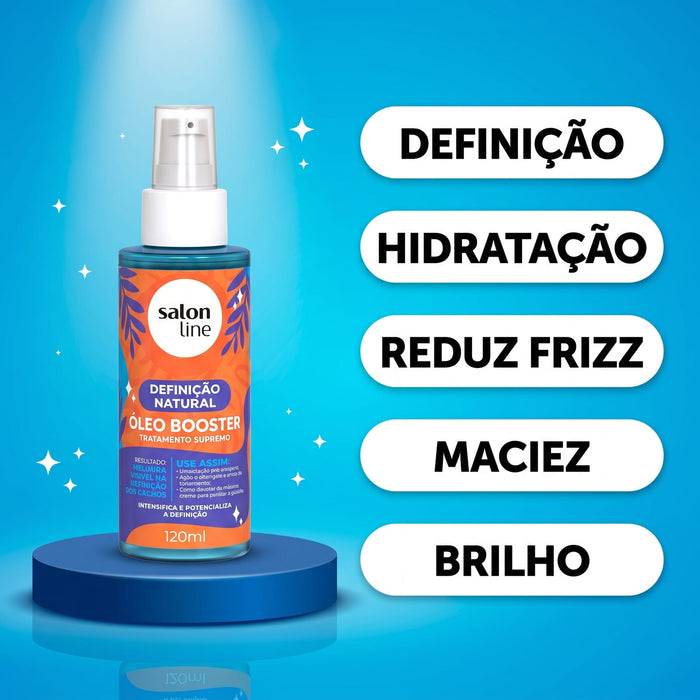 Salon Line Definição Natural Booster Hair Oil – detail – Buy now at MKPBR.COM – Worldwide Shipping