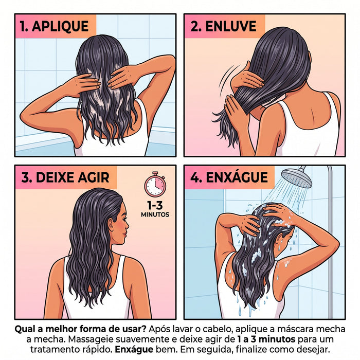 Salon Line Meu Liso Ostentação Top Coat Hair Mask – detail – Buy now at MKPBR.COM – Worldwide Shipping