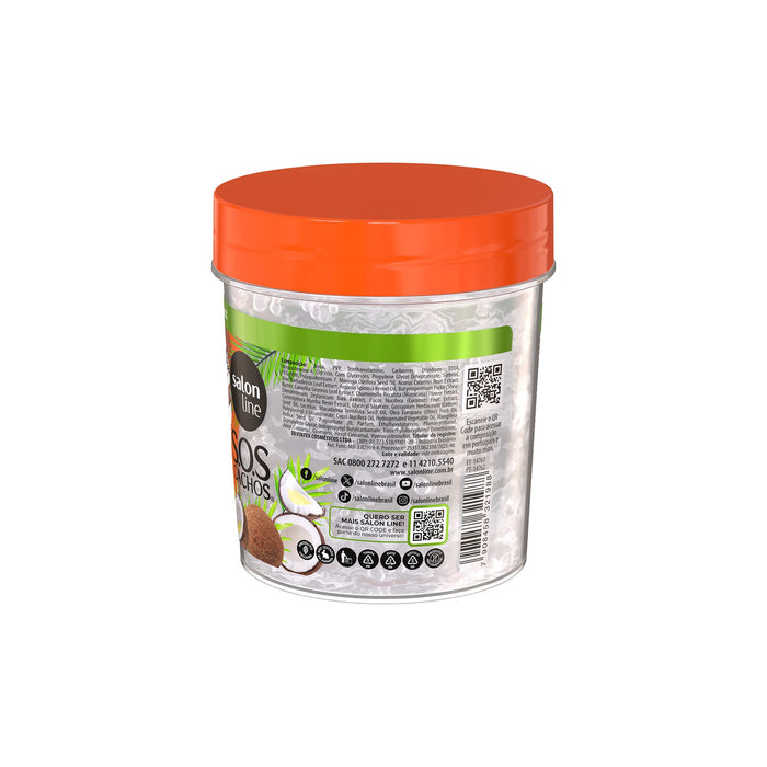 Salon Line S.O.S Cachos Coconut Oil Curl Activator Gel – detail – Buy now at MKPBR.COM – Worldwide Shipping