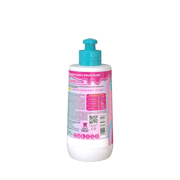 Salon Line S.O.S Cachos Kids Bubble Gum Leave-In Cream – back label – Buy now at MKPBR.COM – Worldwide Shipping
