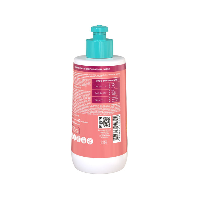 Salon Line S.O.S Cachos Castor Oil & Keratin Leave-In Styling Cream – detail – Buy now at MKPBR.COM – Worldwide Shipping