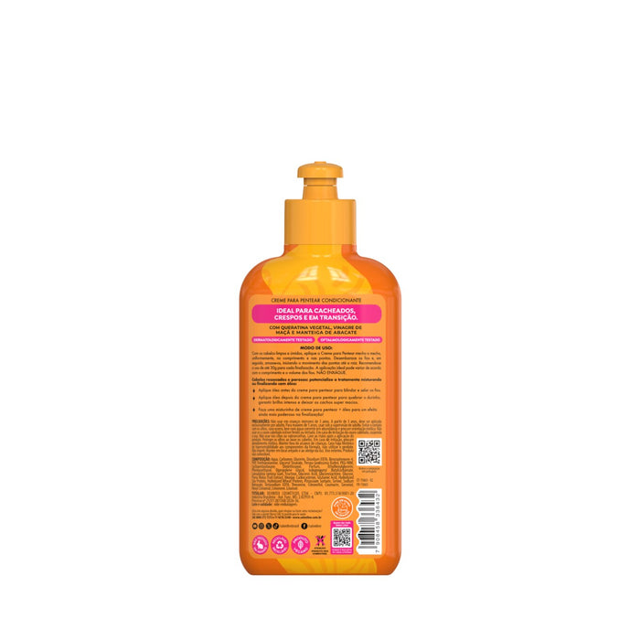 Salon Line Definição Extraordinária Gel + Curl Defining Cream – back label – Buy now at MKPBR.COM – Worldwide Shipping