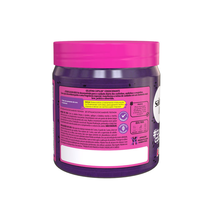 Salon Line #todecacho Kids Grape Styling Jelly – detail – Buy now at MKPBR.COM – Worldwide Shipping