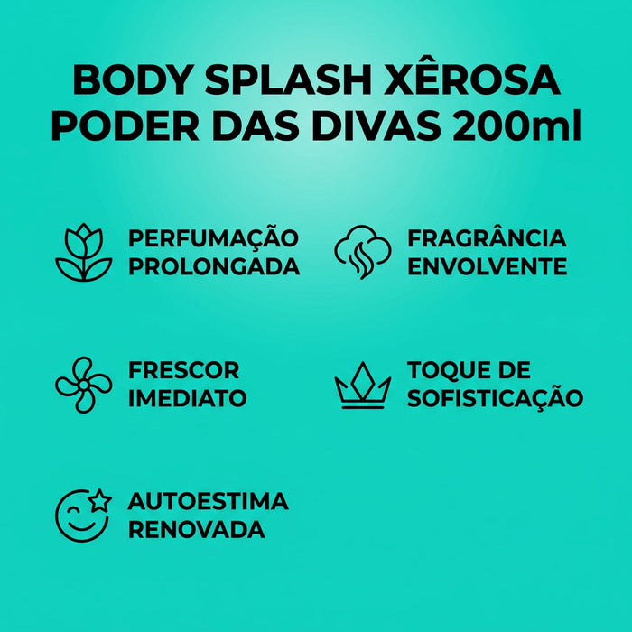 Salon Line Xêrosa Poder das Divas Body Splash – detail – Buy now at MKPBR.COM – Worldwide Shipping