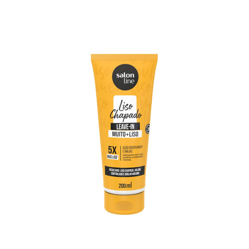 Salon Line Meu Liso Muito + Liso Anti-Frizz Heat Protectant – front view – Buy now at MKPBR.COM – Worldwide Shipping