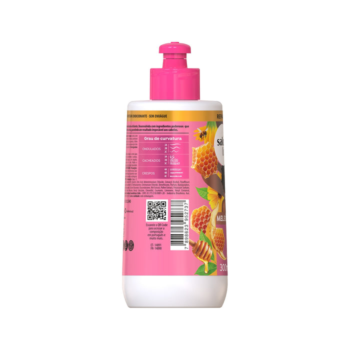 Salon Line S.O.S Cachos Honey & Argan Oil Leave-In Styling Cream – detail – Buy now at MKPBR.COM – Worldwide Shipping