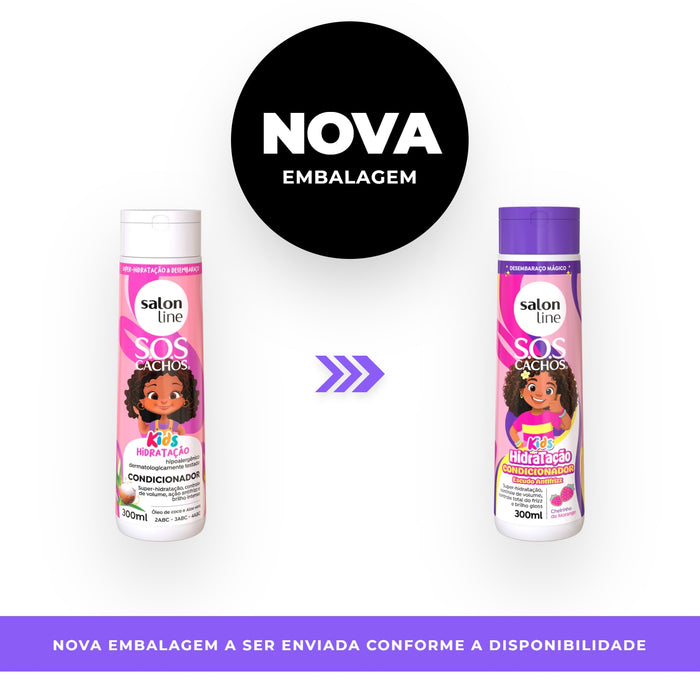 Salon Line S.O.S Cachos Kids Hydration Conditioner – detail – Buy now at MKPBR.COM – Worldwide Shipping