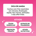 Salon Line S.O.S Cachos De Repente Pronta Treat & Finish Hair Oil – back label – Buy now at MKPBR.COM – Worldwide Shipping