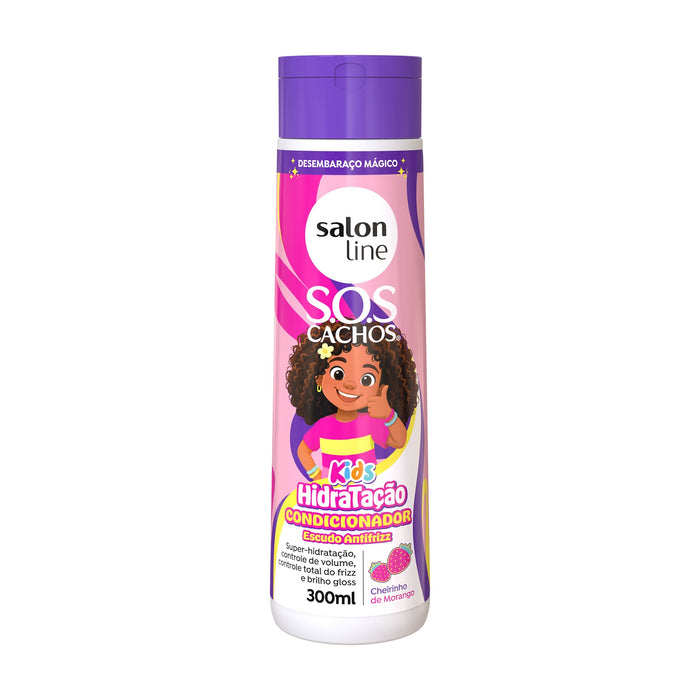 Salon Line S.O.S Cachos Kids Hydration Conditioner – front view – Buy now at MKPBR.COM – Worldwide Shipping