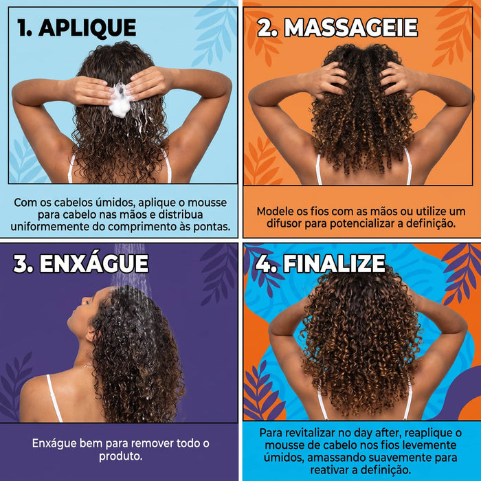 Salon Line Definição Natural Curl Defining Mousse – detail – Buy now at MKPBR.COM – Worldwide Shipping