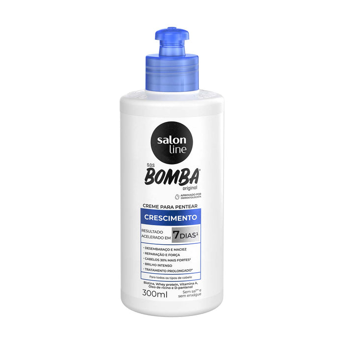 Salon Line S.O.S Bomba Original Leave-In Styling Cream – front view – Buy now at MKPBR.COM – Worldwide Shipping