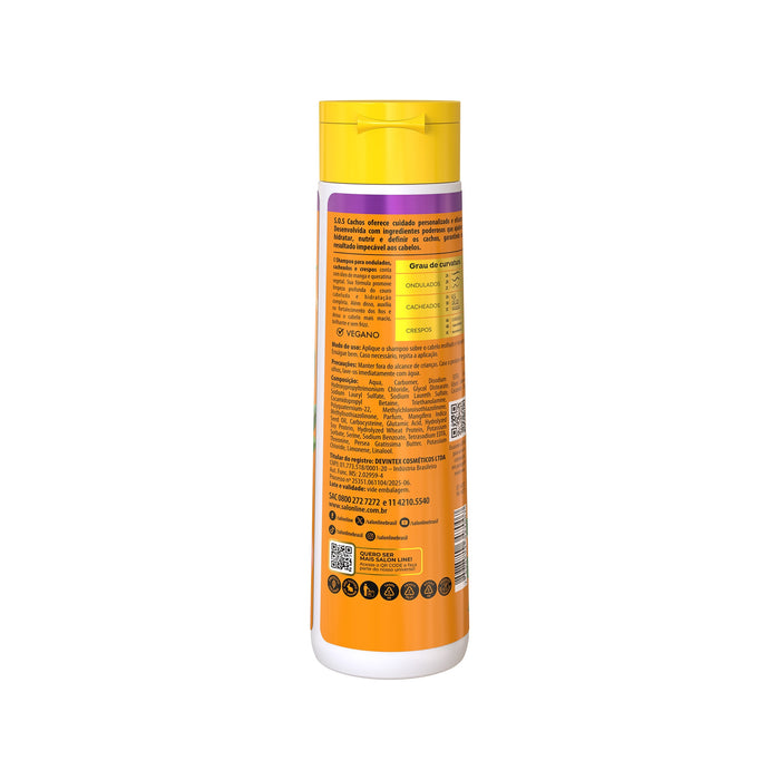Salon Line S.O.S Cachos Mango Oil Shampoo – detail – Buy now at MKPBR.COM – Worldwide Shipping