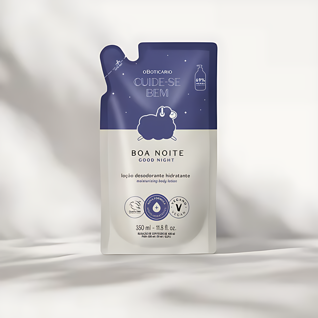 Vegan body cream by Boticário for 48-hour deep skin hydration – Buy now at MKPBR.COM – Worldwide Shipping