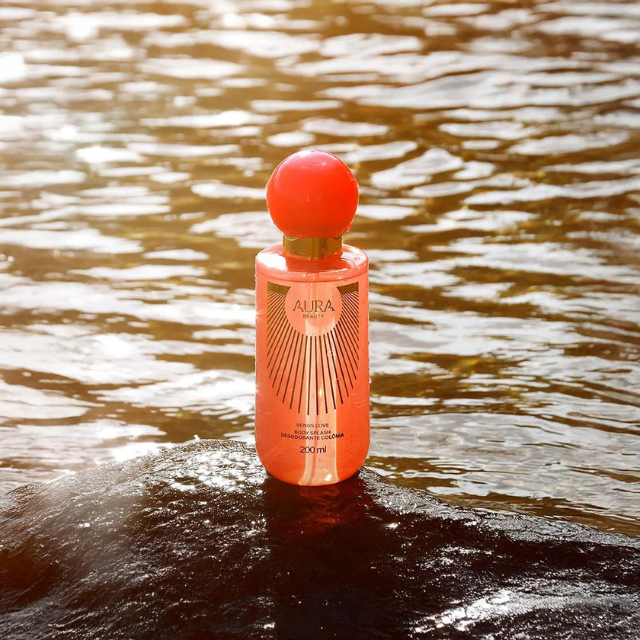 AURA Beauty Venus Love Body Splash – 6.76 fl oz (200 ml) Sensual Gourmand Fragrance – Buy now at MKPBR.COM – Worldwide Shipping