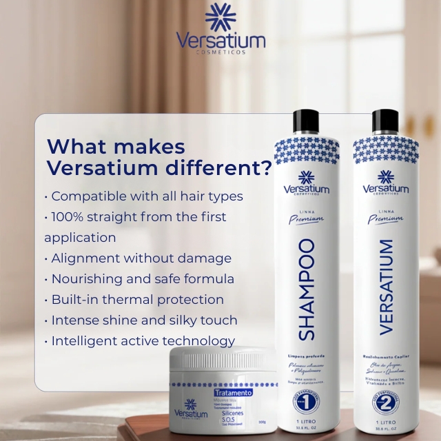 Versatium Formaldehyde-Free Smoothing Complete Kit (Prep Shampoo +
