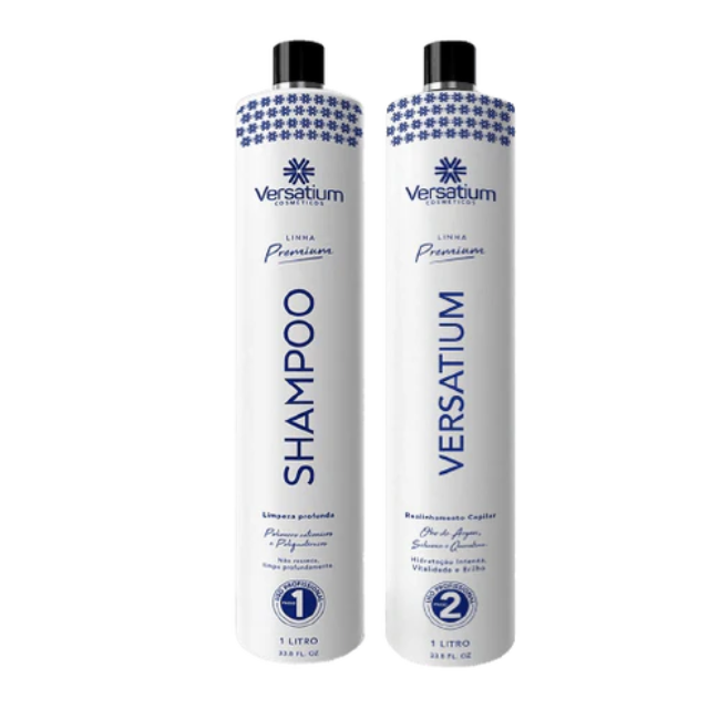  Versatium Formaldehyde-Free Smoothing Duo Kit (Prep Shampoo + Organic Progressive) Professional Size 67.62 oz (2 x 1 L) – Buy now at MKPBR.COM – Worldwide Shipping