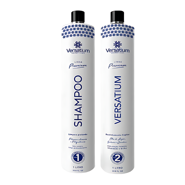  Versatium Formaldehyde-Free Smoothing Duo Kit (Prep Shampoo + Organic Progressive) Professional Size 67.62 oz (2 x 1 L) – Buy now at MKPBR.COM – Worldwide Shipping