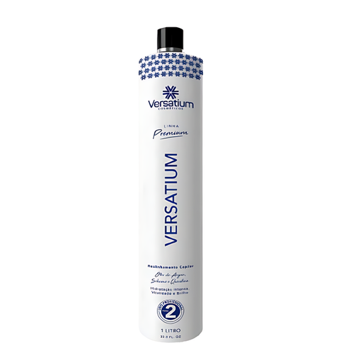Versatium Organic Progressive Smoothing Cream, Formaldehyde-Free Salon Backbar Size for Frizz Control & Gloss 33.81 oz (1 L) – Buy now at MKPBR.COM – Worldwide Shipping