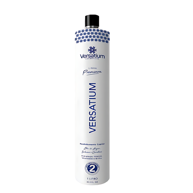 Versatium Organic Progressive Smoothing Cream, Formaldehyde-Free Salon Backbar Size for Frizz Control & Gloss 33.81 oz (1 L) – Buy now at MKPBR.COM – Worldwide Shipping