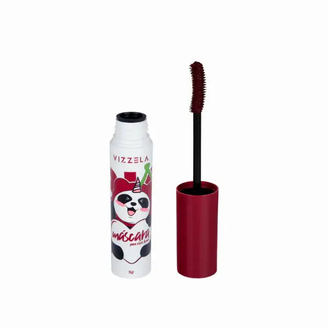 Vizzela Mascara Cherry Burgundy for Eye Enhancement – 0.17 oz (5g) – Buy now at MKPBR.COM – Worldwide Shipping