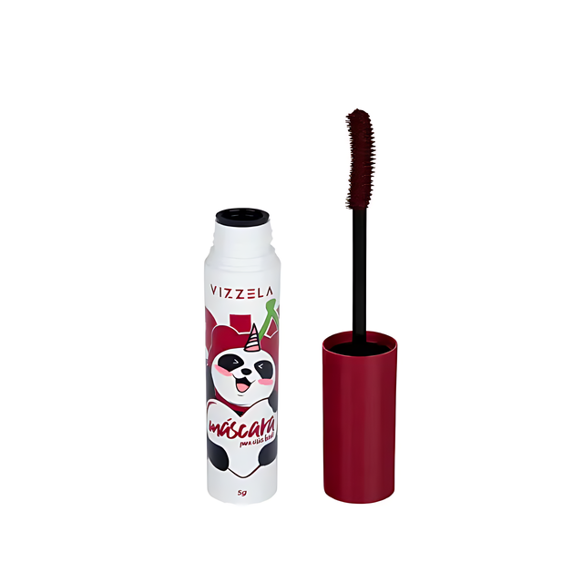 Vizzela Mascara Cherry Burgundy for Eye Enhancement – 0.17 oz (5g) – Buy now at MKPBR.COM – Worldwide Shipping