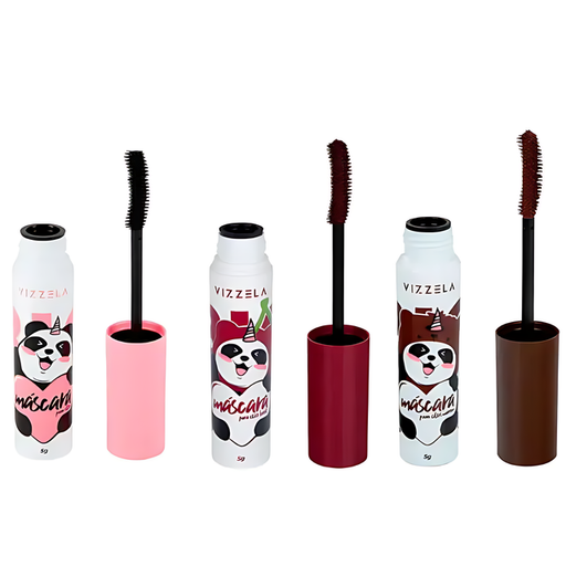 Vizzela Big No Panda Mascara – Smudge-Proof, Volumizing, & Lengthening – 0.17 oz (5g) – Buy now at MKPBR.COM – Worldwide Shipping