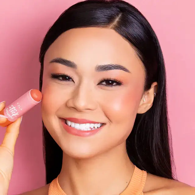 Vizzela Blush Stick 02 for Cheeks, Eyes, and Lips – 0.25 oz (7g) – Buy now at MKPBR.COM – Worldwide Shipping