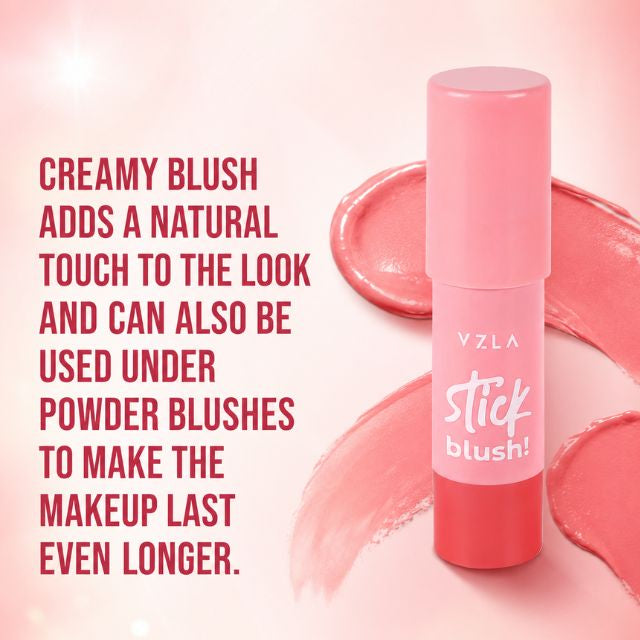 Vizzela Cream Blush Stick Multi-Purpose Eyeshadow and Lip Tint – Buy now at MKPBR.COM – Worldwide Shipping