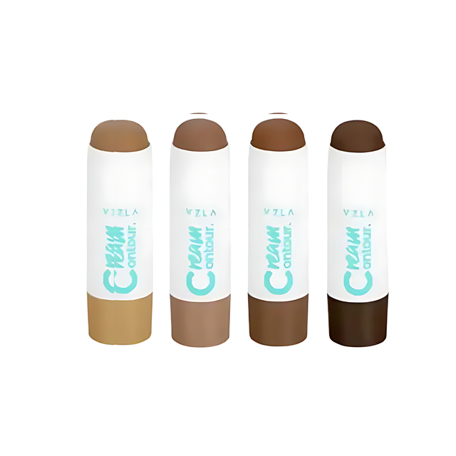 Vizzela Cream Contour Stick – Velvety Finish, Easy Blend, Natural Depth – Buy now at MKPBR.COM – Worldwide Shipping