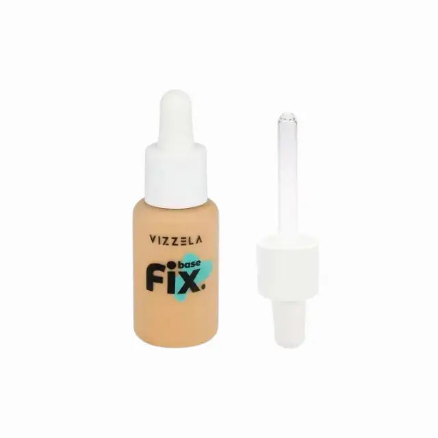 Vizzela FIX Liquid Foundation – Shade 03 – 1.01 fl oz (30ml) – Buy now at MKPBR.COM – Worldwide Shipping