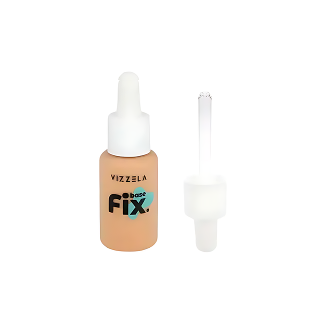Vizzela FIX Liquid Foundation – Shade 04 – 1.01 fl oz (30ml) – Buy now at MKPBR.COM – Worldwide Shipping