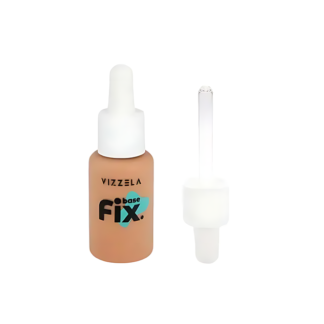 Vizzela FIX Liquid Foundation – Shade 09 – 1.01 fl oz (30ml) – Buy now at MKPBR.COM – Worldwide Shipping