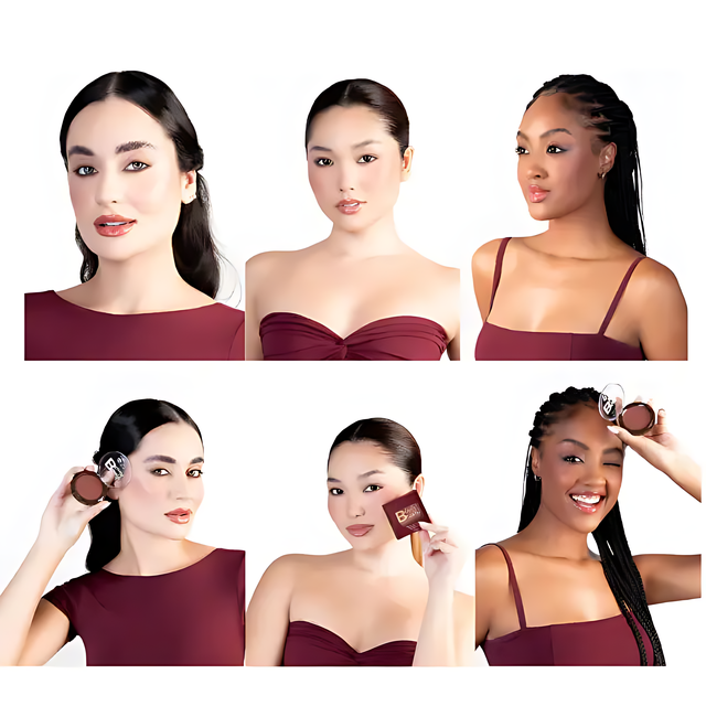 Vizzela + La's Blush Red Mocha – Suits All Skin Tones – Buy now at MKPBR.COM – Worldwide Shipping