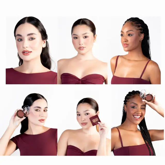 Vizzela + La's Blush Red Mocha – Suits All Skin Tones – Buy now at MKPBR.COM – Worldwide Shipping