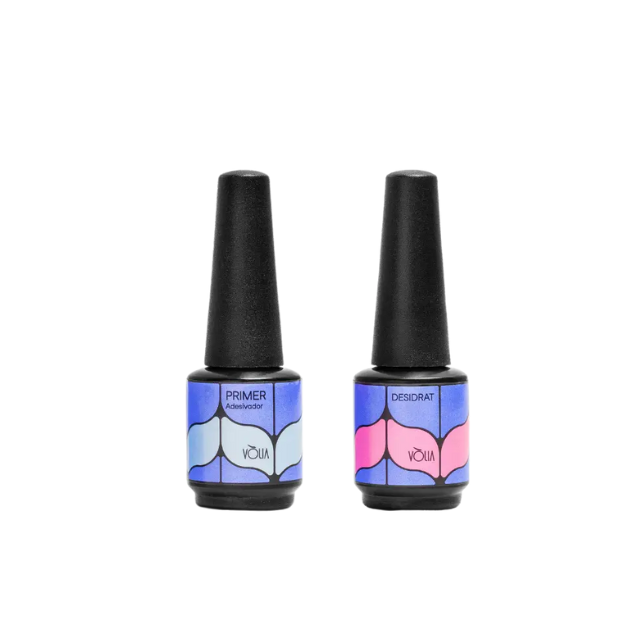 Vòlia Gel Nail Prep Kit featuring Desidrat and Acid-Free Primer for professional gel adhesion – Buy now at MKPBR.COM – Worldwide Shipping
