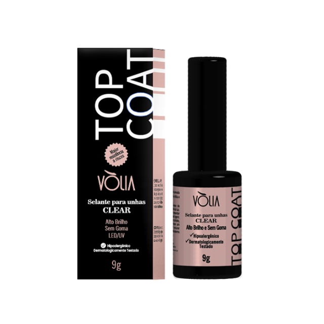 Vòlia Top Coat Clear no-wipe high-gloss sealer available in bottle formats – Buy now at MKPBR.COM – Worldwide Shipping