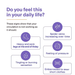 Infographic of poor circulation symptoms: heavy sore legs, spider veins, tingling, pressure – MKPBR.COM