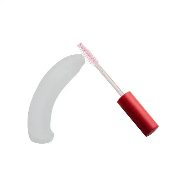 Swatch of Vult 3-in-1 Clear Mascara tube, highlighting its clear texture and smooth application.– Buy now at MKPBR.COM – Worldwide Shipping