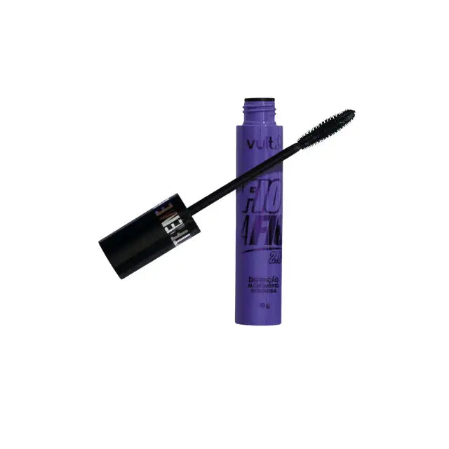 Vult Extreme Fio a Fio 2.0 Mascara tube and wand separated, highlighting its expert brush for even distribution – Buy now at MKPBR.COM – Worldwide Shipping