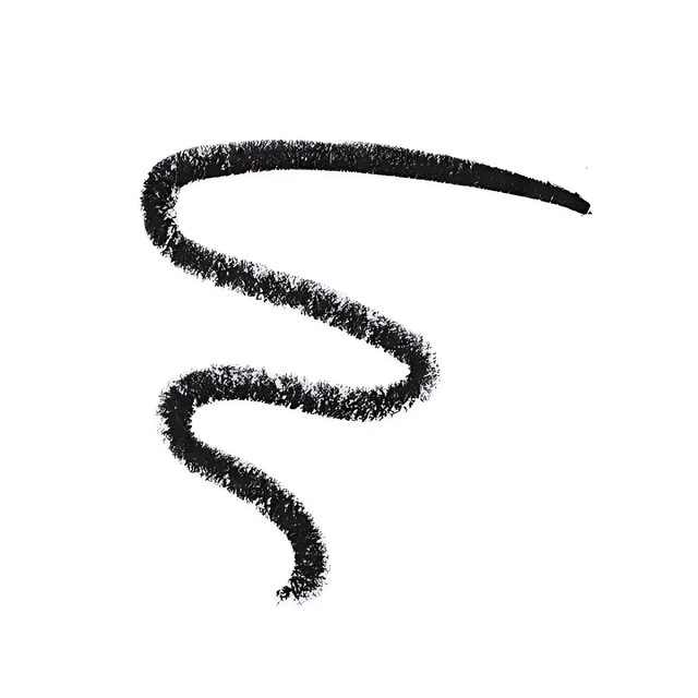 Swatch of Vult Eye Pencil in Intense Black, showcasing its hyper-pigmented, deep black pigment for bold, precise eye definition – Buy now at MKPBR.COM – Worldwide Shipping