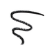 Swatch of Vult Eye Pencil in Intense Black, showcasing its hyper-pigmented, deep black pigment for bold, precise eye definition – Buy now at MKPBR.COM – Worldwide Shipping