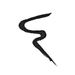 Swatch of Vult Liquid Eyeliner Black, demonstrating its intense, rich black pigment and smooth application– Buy now at MKPBR.COM – Worldwide Shipping