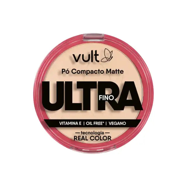 Vult Ultrafine Matte Compact Powder V400, perfect for light skin tones, featuring Real Color Technology for a flawless, natural matte finish – Buy now at MKPBR.COM – Worldwide Shipping