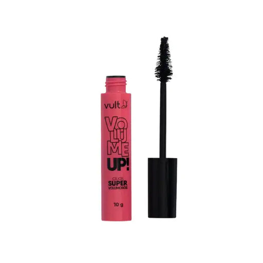 Vult Volume Up! Mascara – Amplified Volume, Clump-Free, Long-Lasting 0.35 oz (10g) – vibrant coral-pink tube showcasing amplified volume – Buy now at MKPBR.COM – Worldwide Shipping