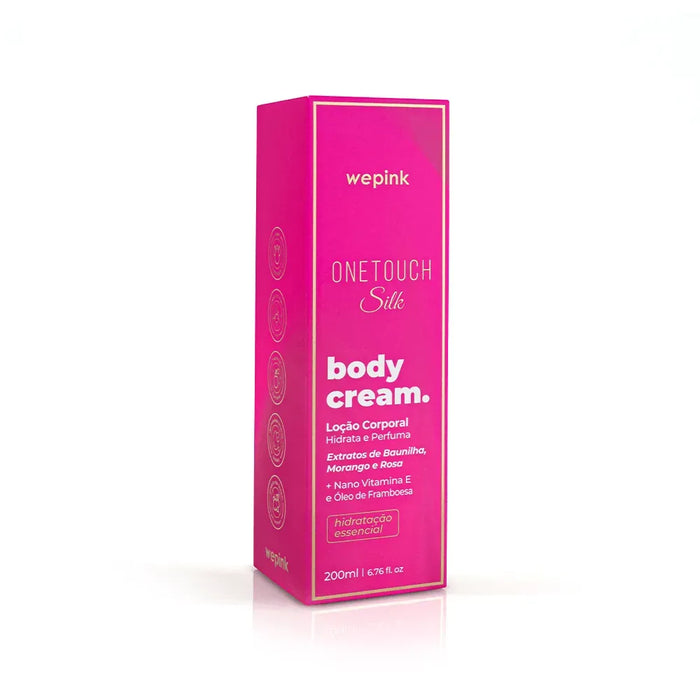 Wepink One Touch Silk Body Cream floral fruity scent