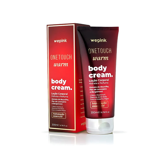 Wepink One Touch Warm Body Cream 200ml Brazilian warm woody hydration